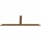 Ekena Millwork Portland Timber Gable Bracket, Western Red Cedar, 108"W x 36"H x 1 1/2"D x 5 1/2"F, 8/12 Pitch GBW108X36X0206POR00SWR - alternate 3